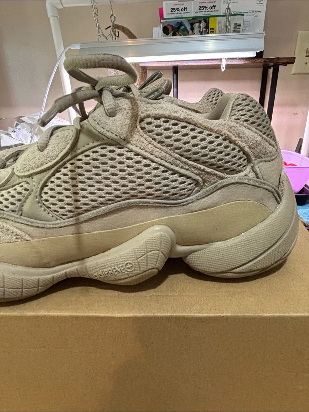 ADIDAS X YEEZY 500 LOW SNEAKERS MENS